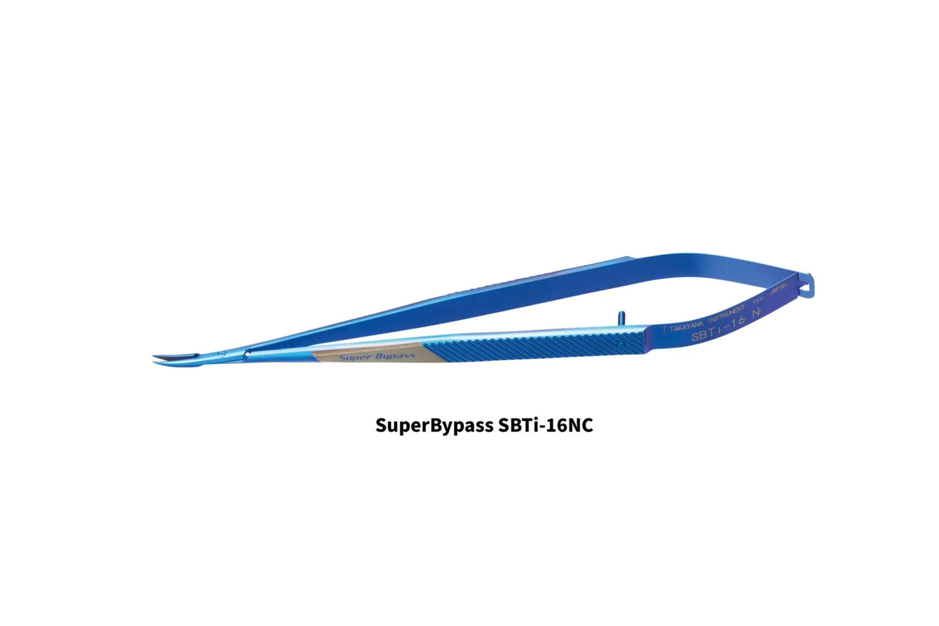 Super Bypass Titan, Micro Needle Holder, Straight 160mm, Titanium