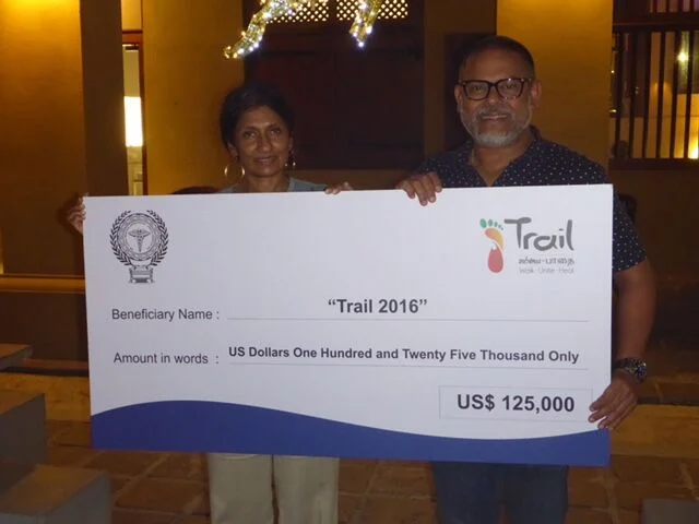 SLMANA-West presents funds to TRAIL