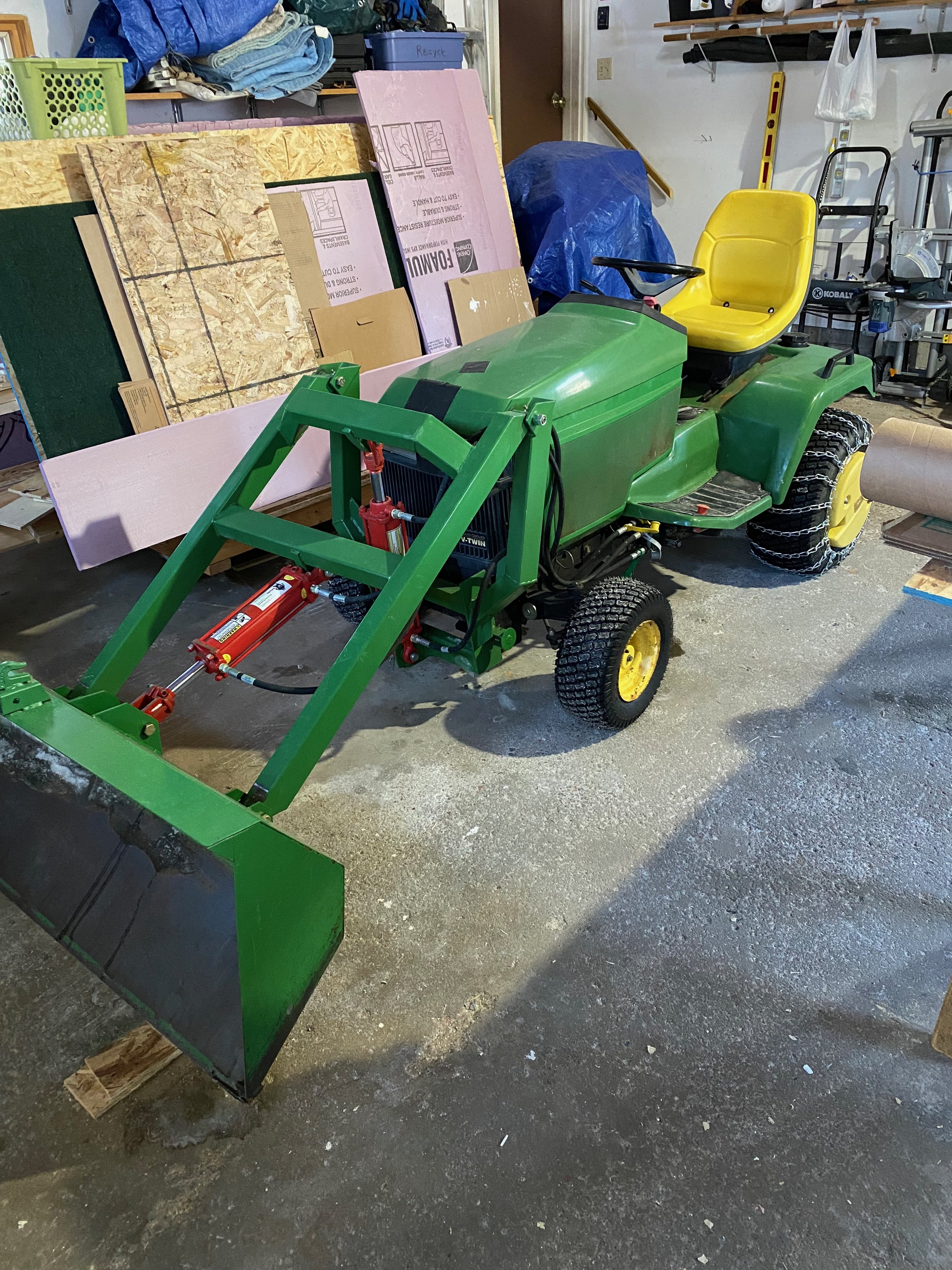 Little Buck Loader on JD 425