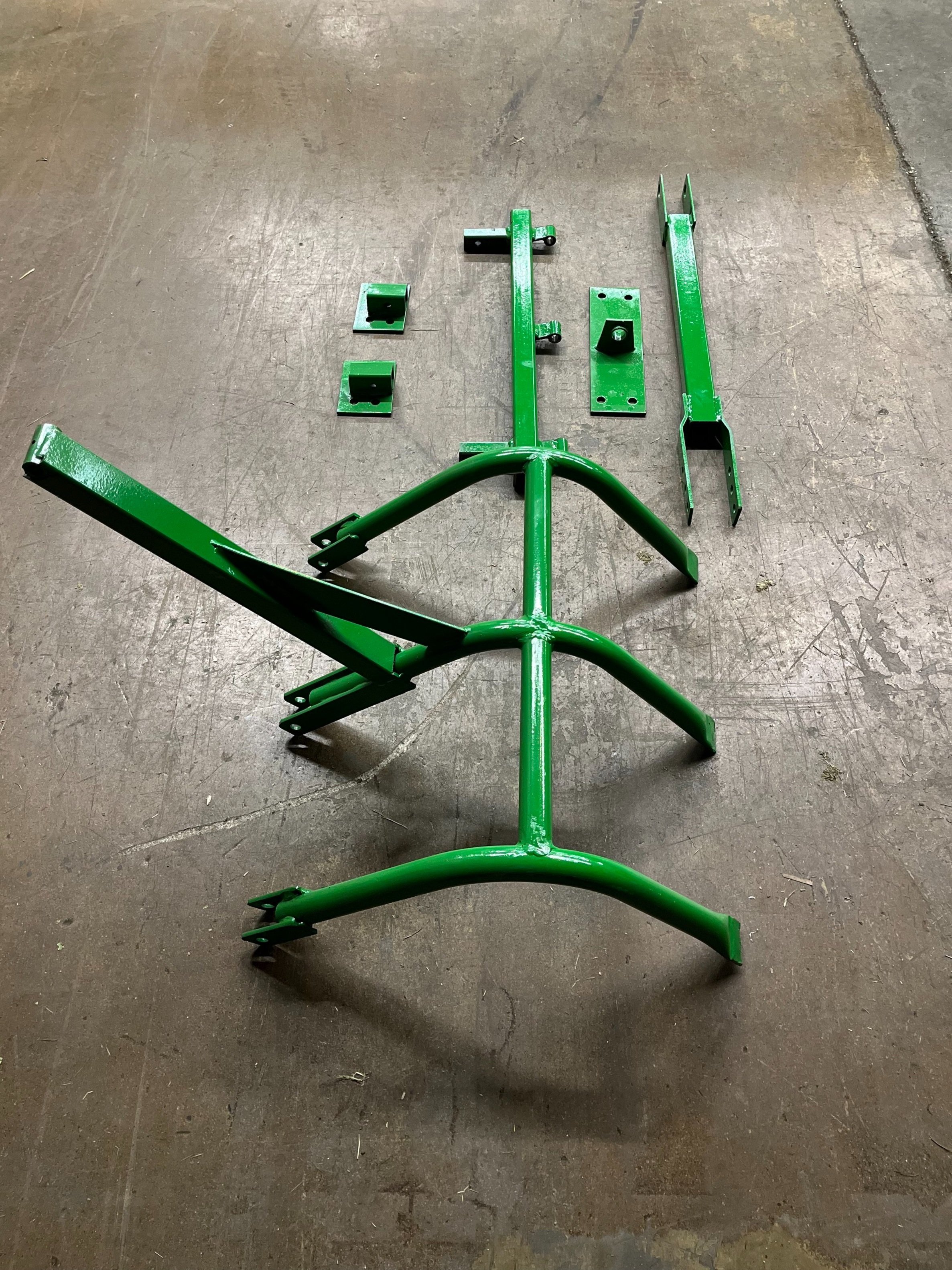 Antler Grappler kit pieces for John Deere front end loader
