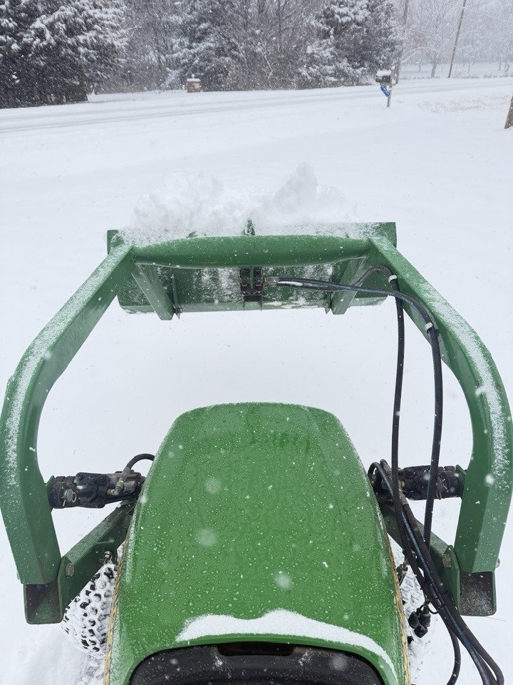 Little Bull Loader in the Snow