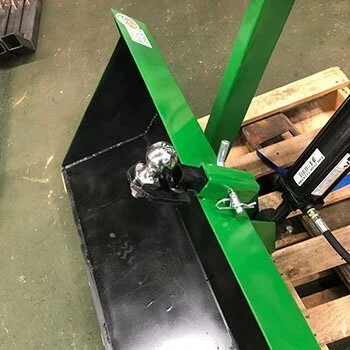 Ball Hitch and Receiver for Front End Loaders