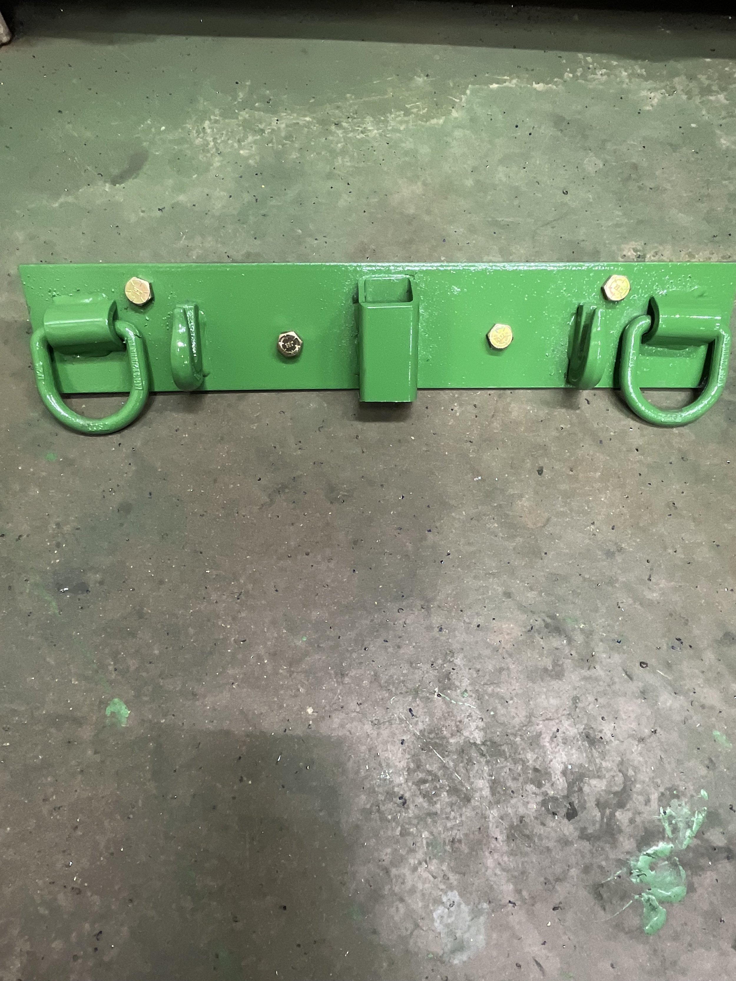 Tough Man Top Plate with d-rings (front view)