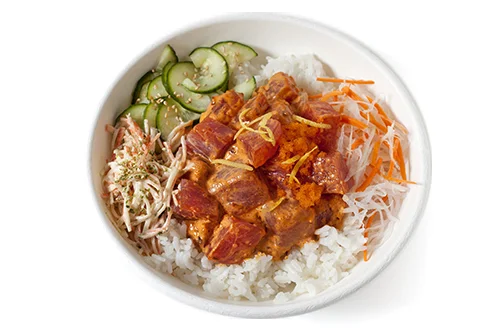 Spicy Tuna Our own blend of chili spices, masago, Kewpie mayo