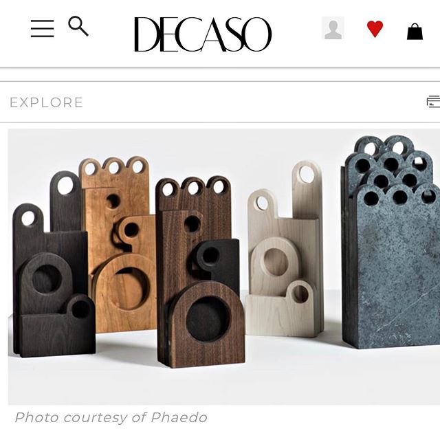 Excited to have our work up on @decasohome ! Nice write up from their &ldquo;In Focus&rdquo; feature the other day too. 
#phaedodesign #decaso