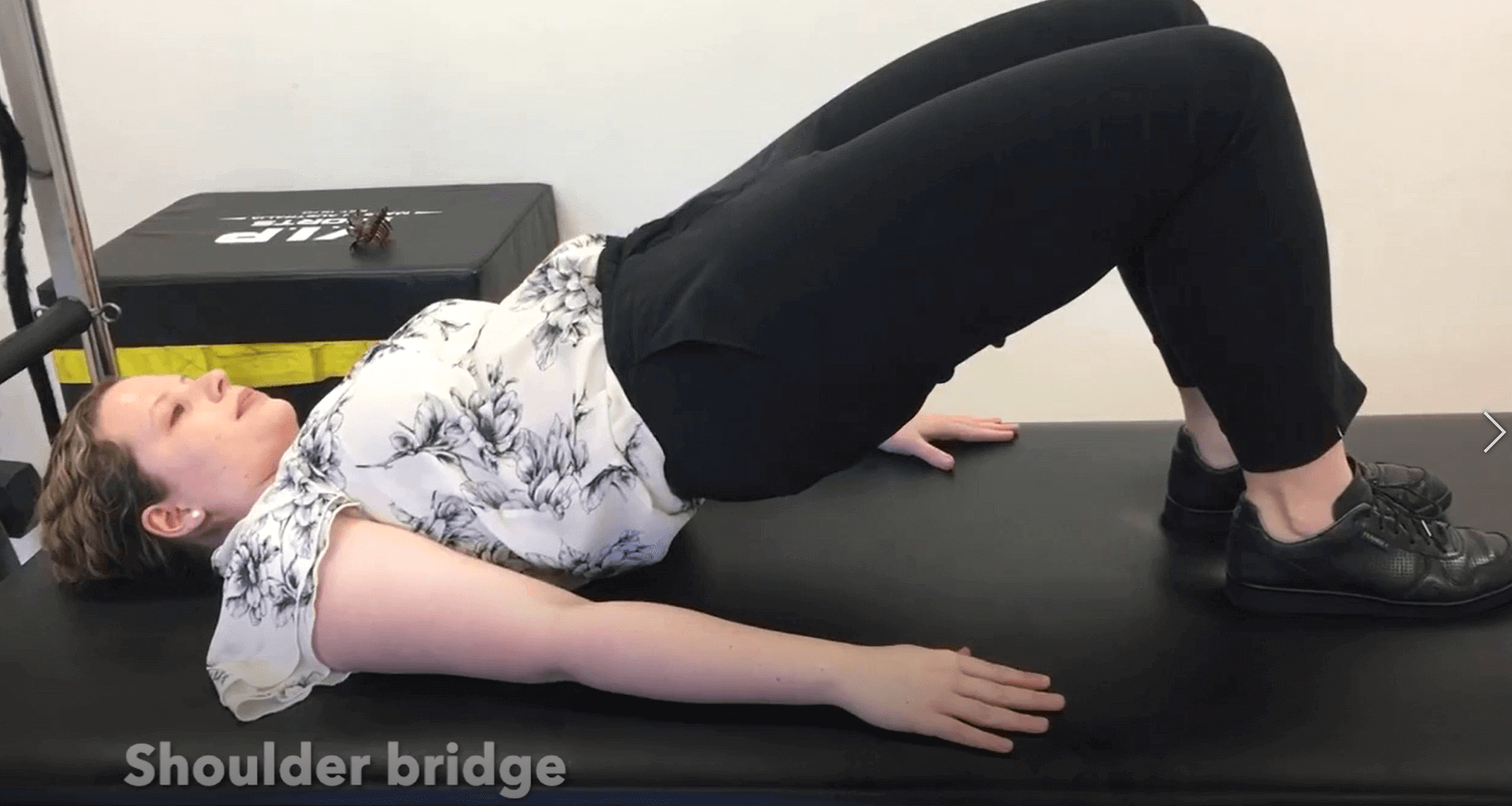 Shoulder Bridge Knee Jenkins Physiotherapy Madeley Perth WA