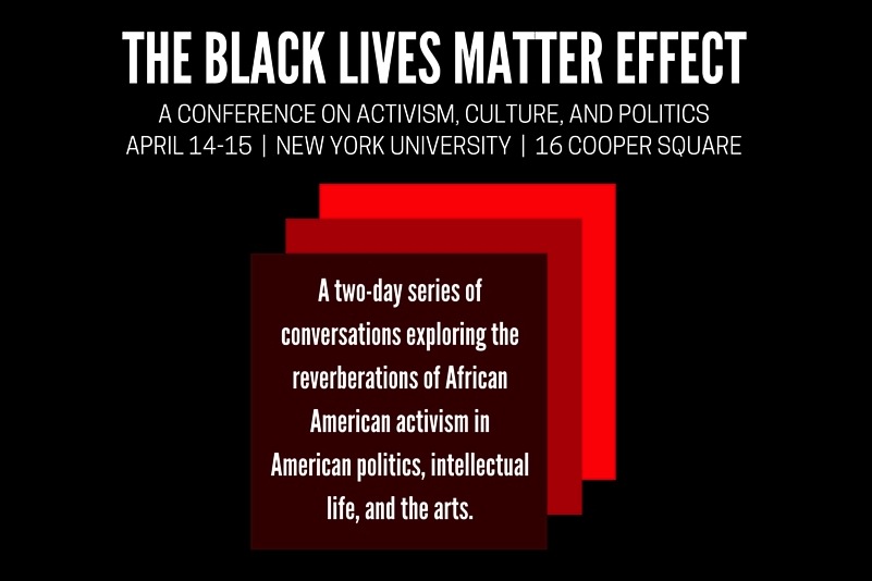 Flyer for The Black Lives Matter Effect conference