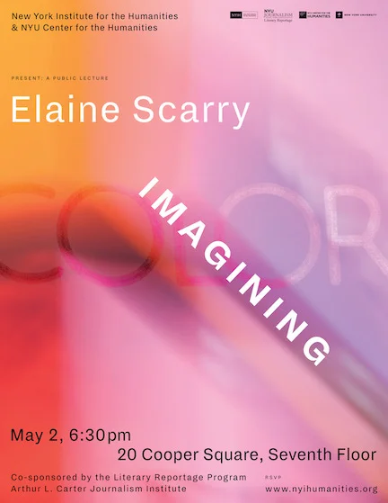Pink and orange Imagining Color poster