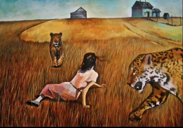Christina’s Jungle Cat World 28x40