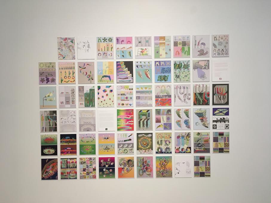 Installation view from 2018 Vancouver Art Book Fair.
