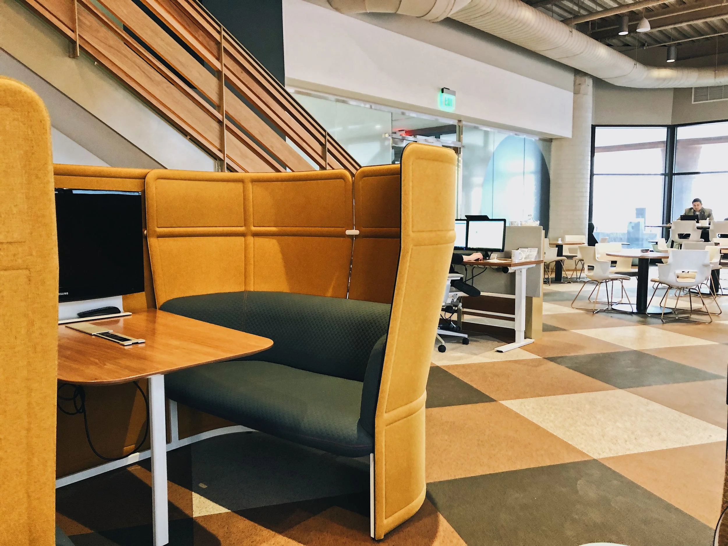 Work space available.