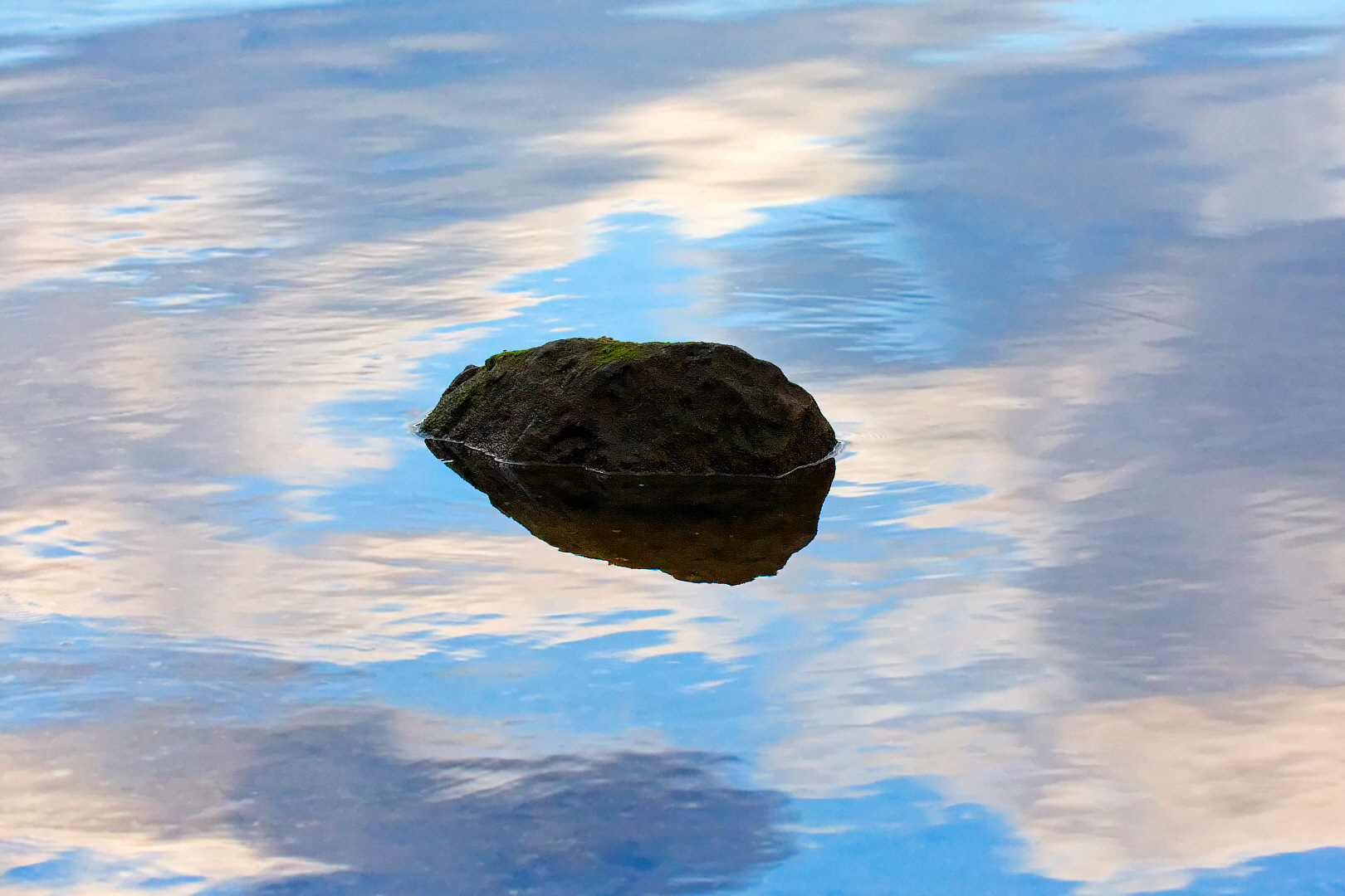 Sky Reflections and Rock, 2015