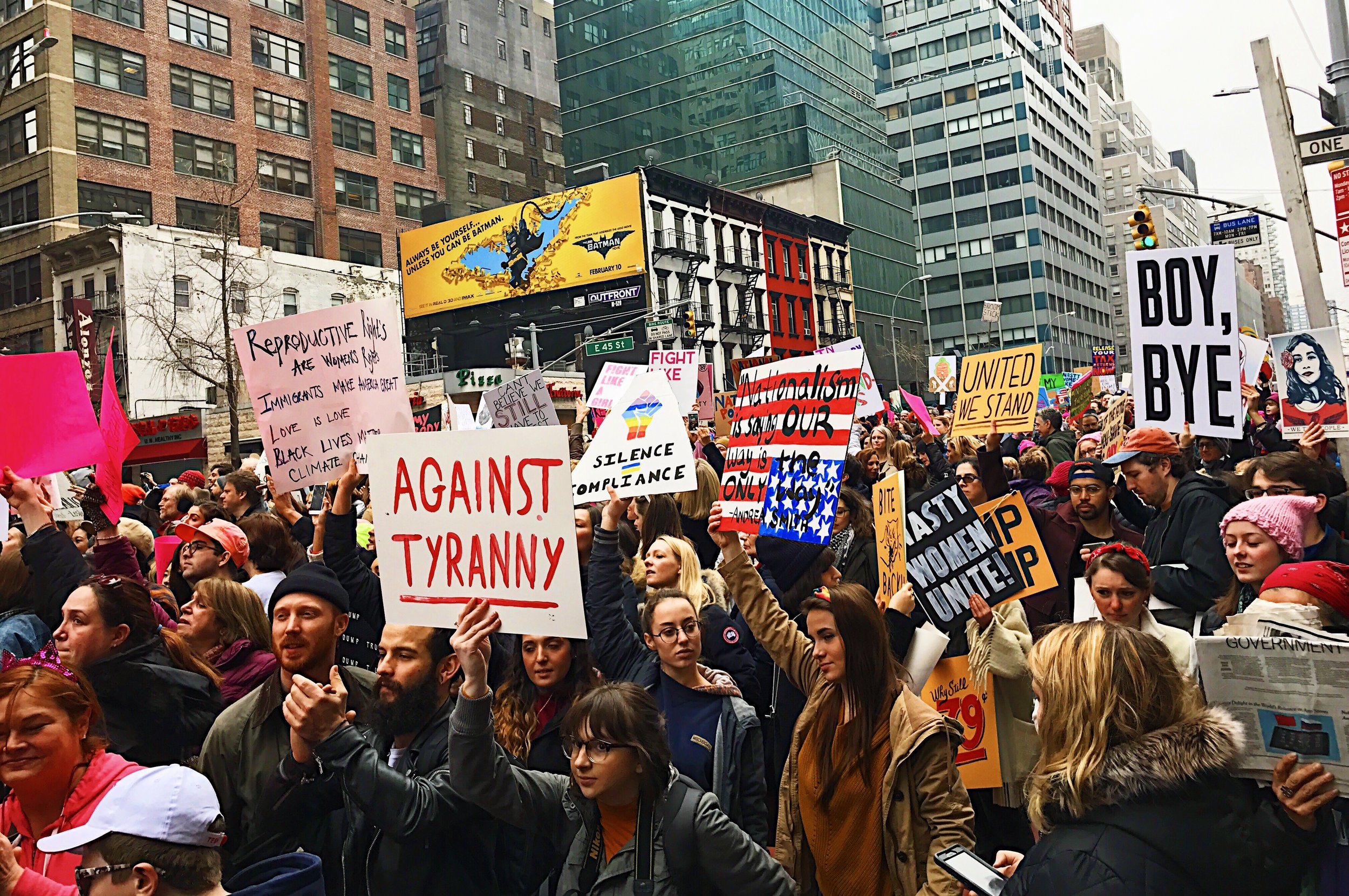  Jan. 21, 2017: The Women's March on NYC 