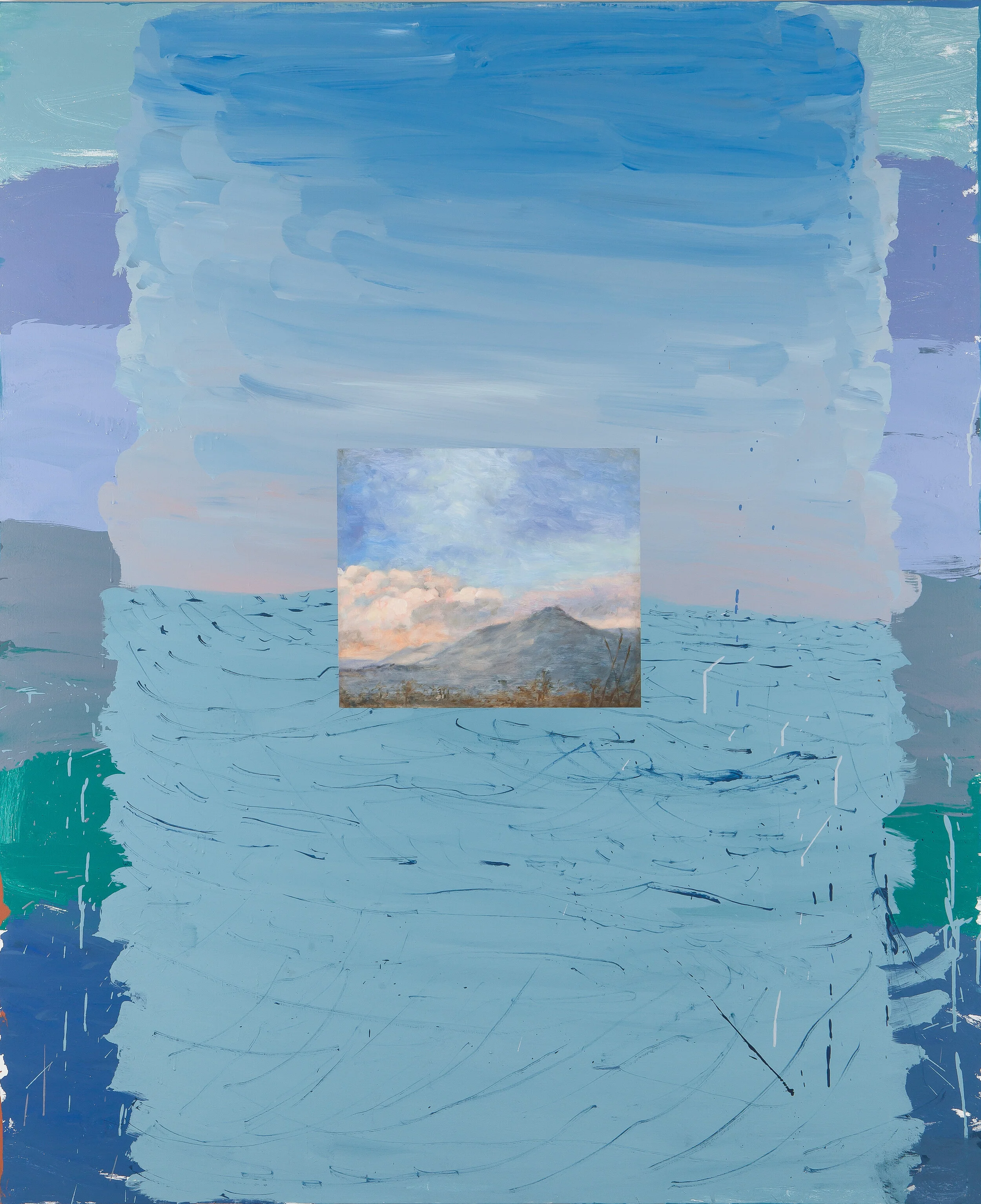 The Kongouro's Landscape With Washerwomans Beach (Collaboration with Guy Maestri), 2019, acrylic and oil on linen, 168 x 137 cm.jpg