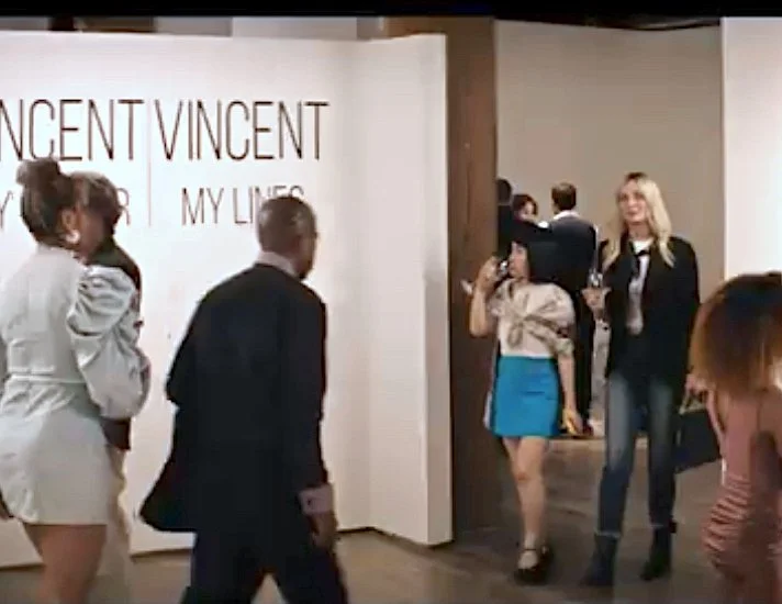 Uma Thurman acting at Novado Gallery for "The Kill Room", starting Uma Thurman, Samuel L. Jackson, Joe Manganiello, Dree Hemingway