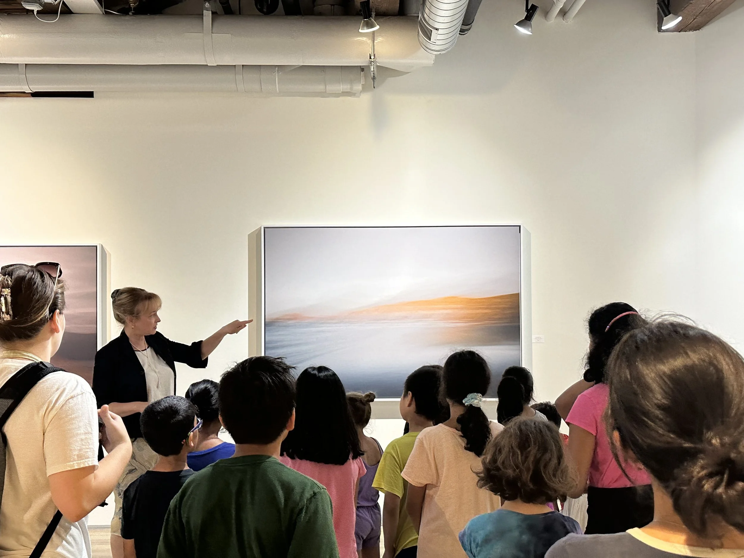 Novado Gallery hosting a Jersey City School Tour 