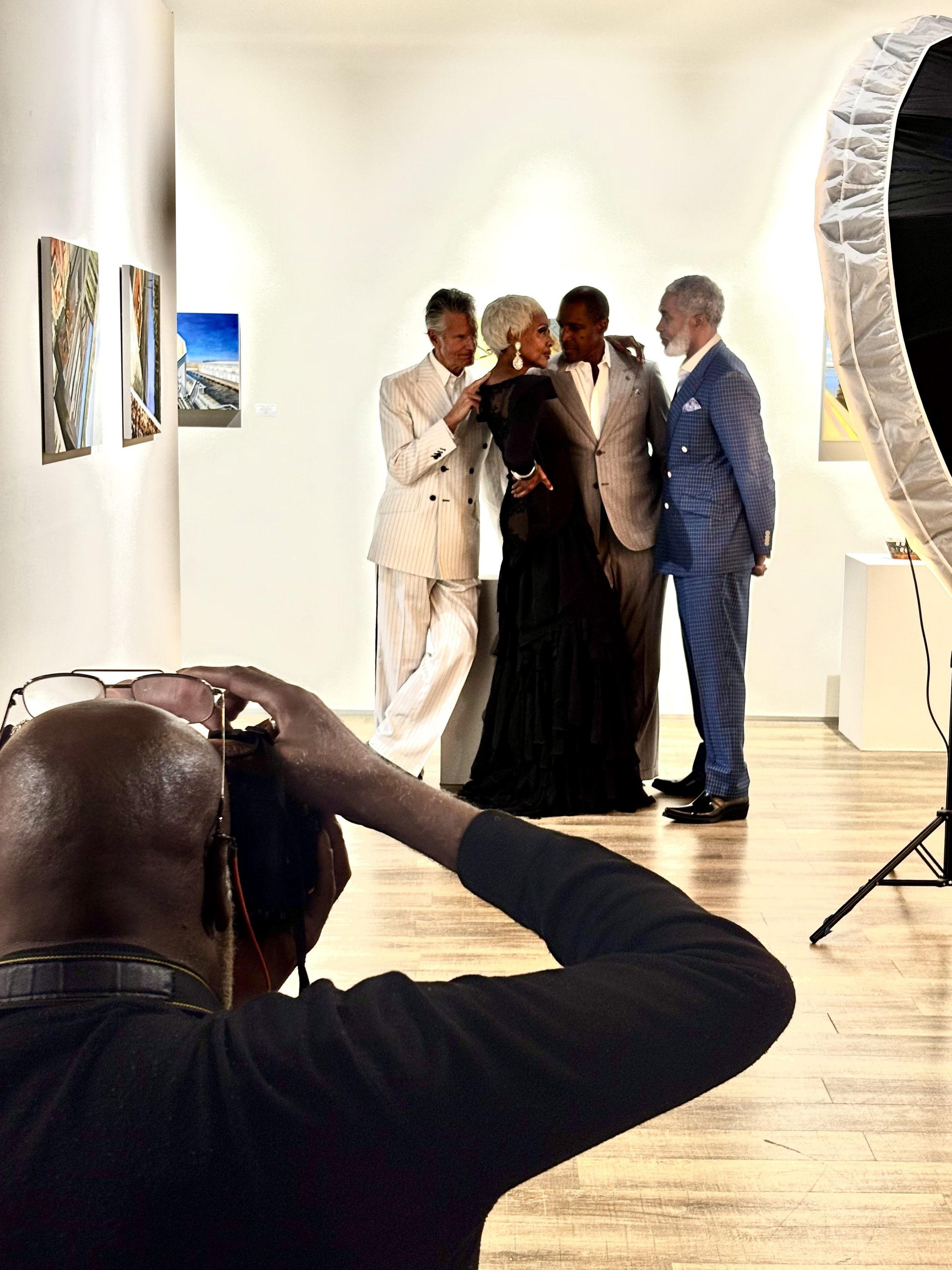 Photoshoot at Novado Gallery with Ja'Dee, celebrating RARE Fashion Magazine's tenth anniversary 