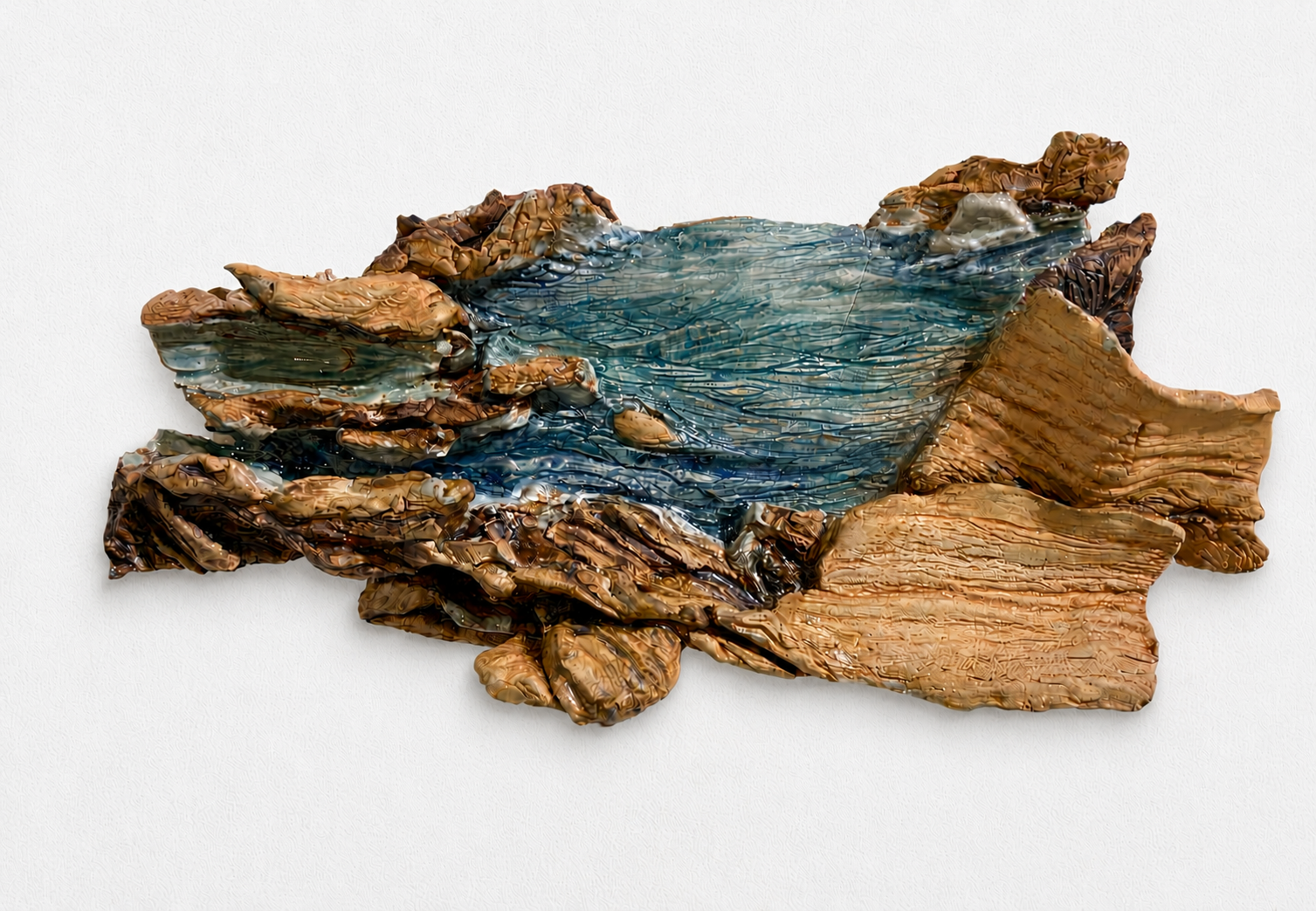 “Bay with Tidal Pool”, by Brooke Lanier