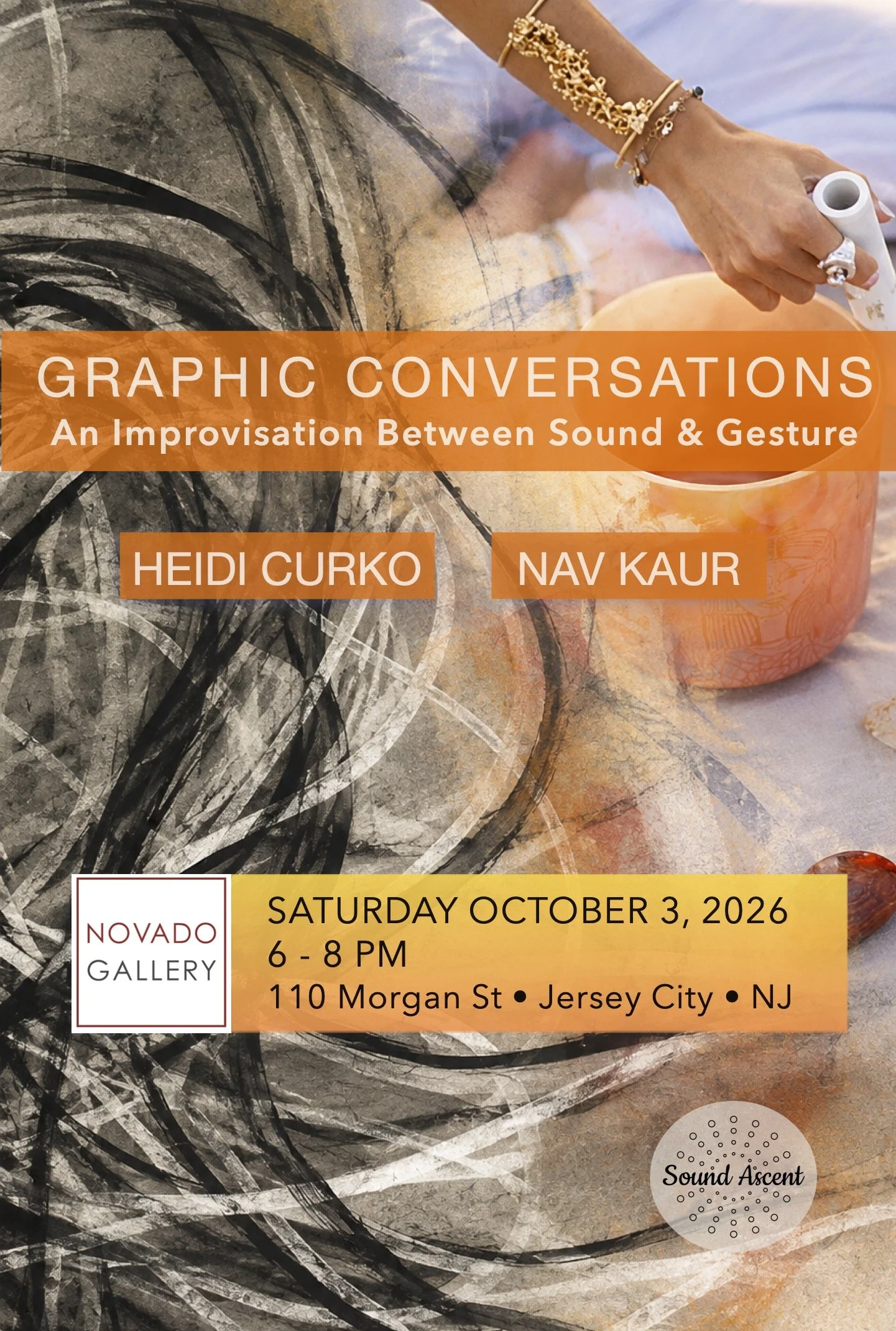 Performance 10/3 with Artist Heidi Curko & Sound Practitioner Nav Kaur
