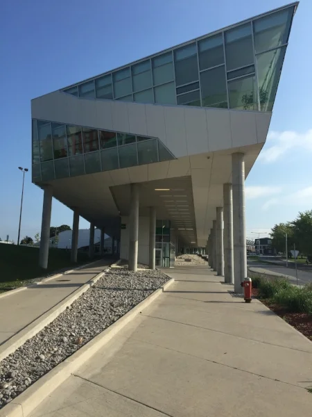 The Student Services building for Durham College