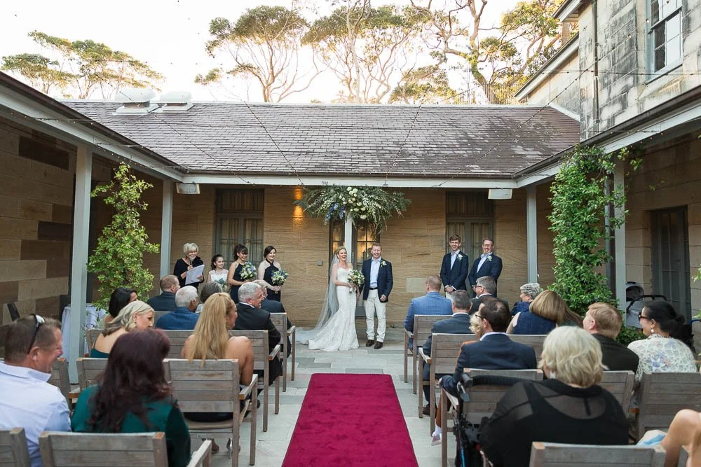 Gunners Barracks Wedding Mosman