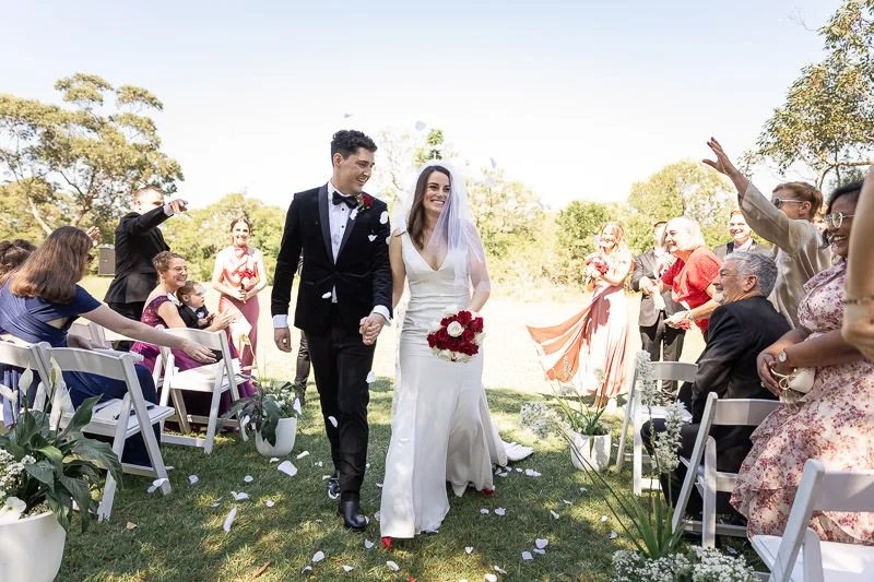 Wedding ceremony photographed at Athol Hall Mosman NSW