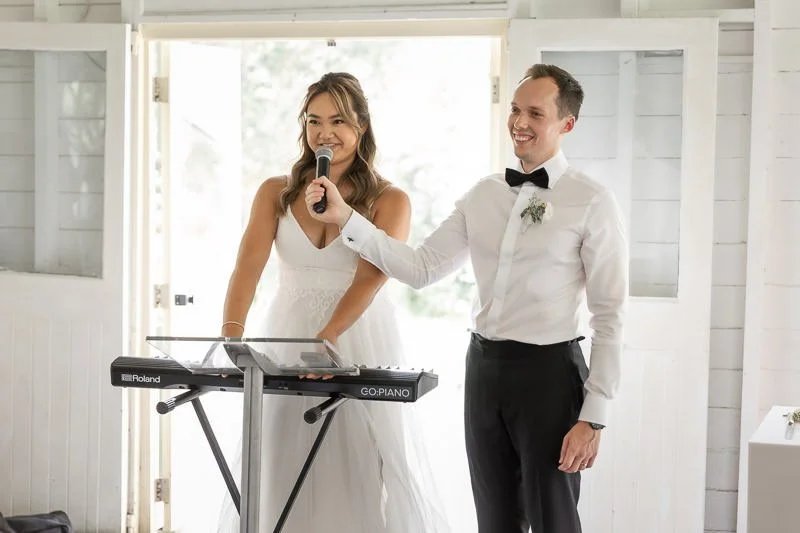 Wedding ceremony at Athol Hall Mosman NSW