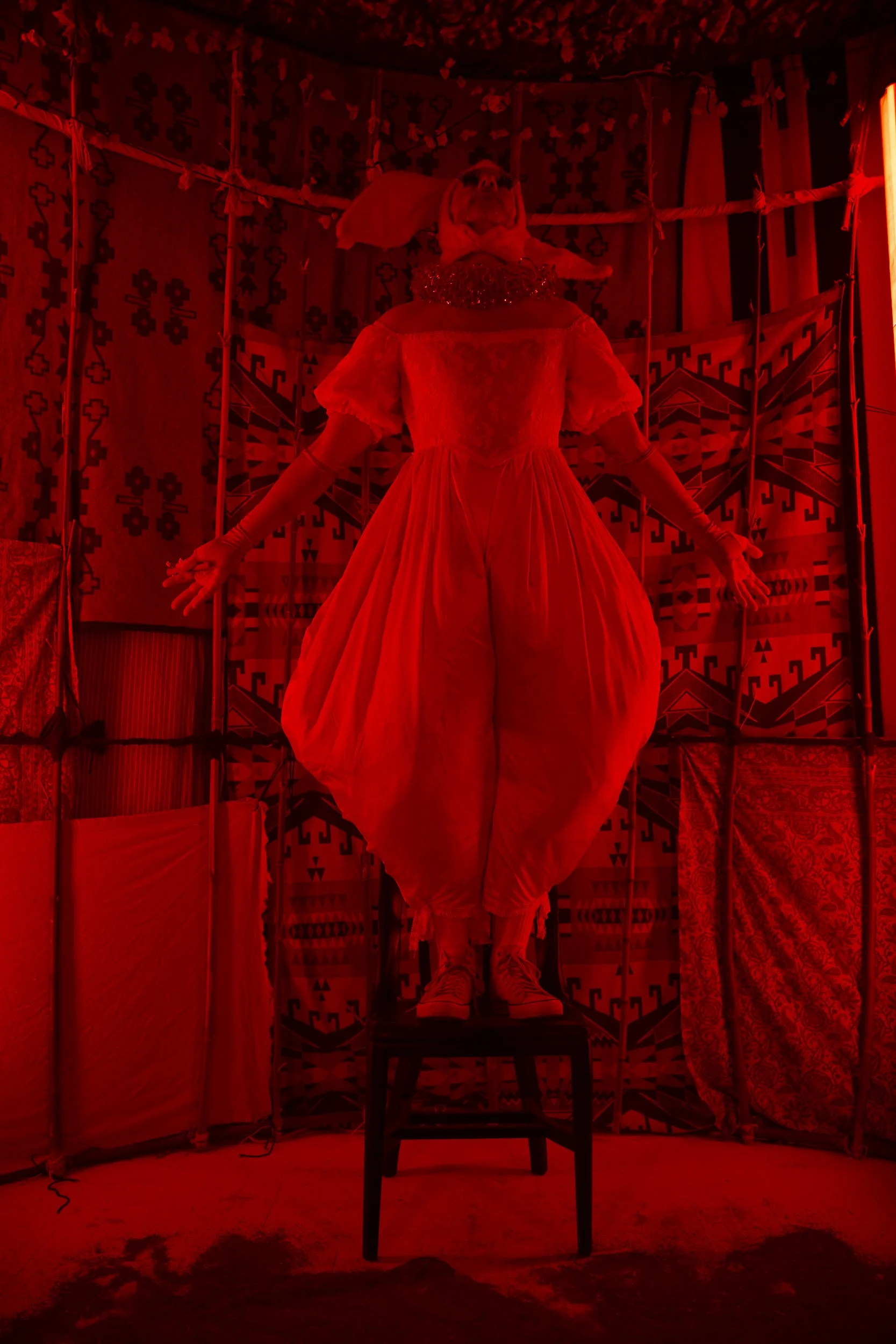 red rooms why did she dress up Red Rooms Horror Movie Review