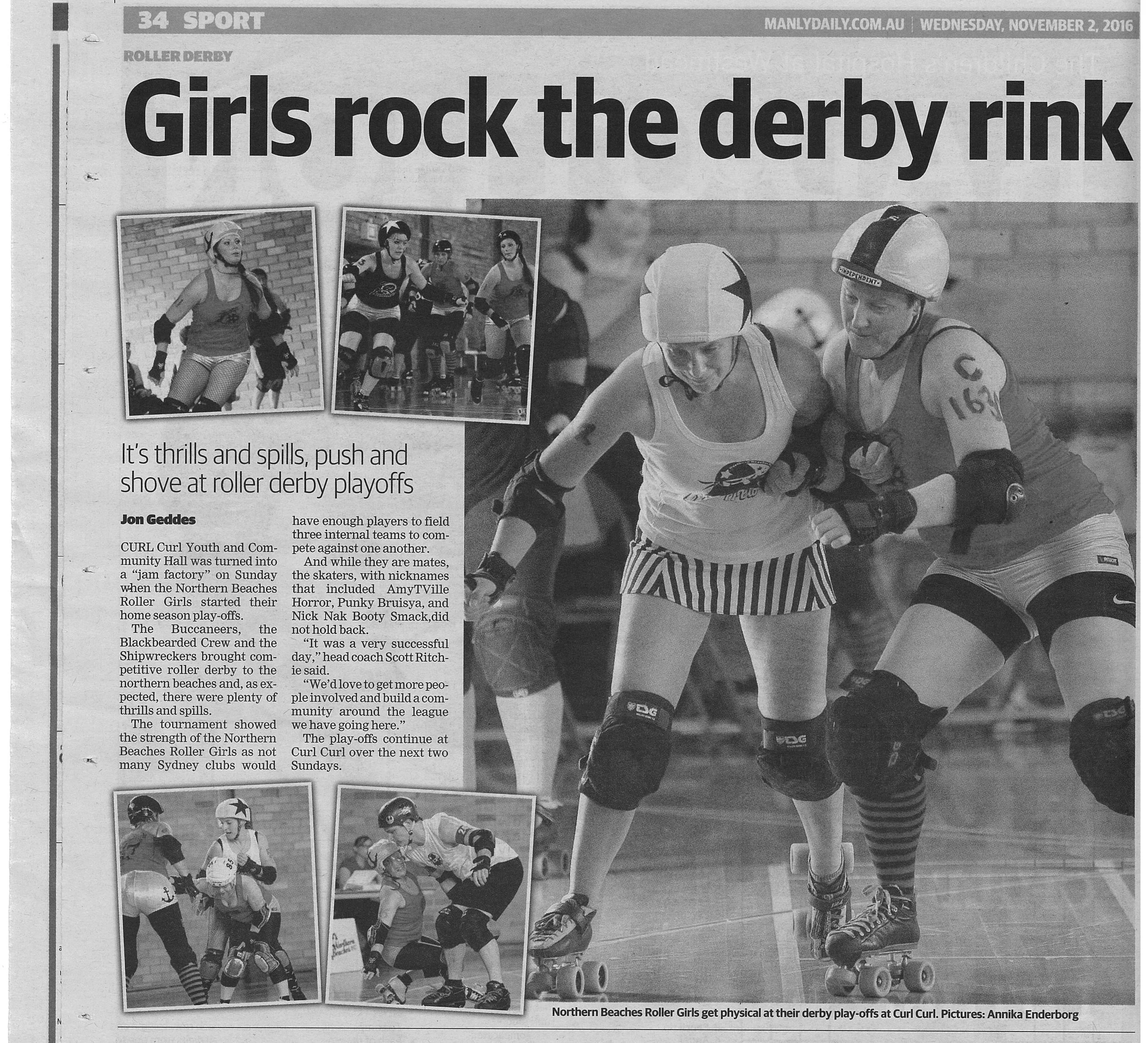 Manly Daily September 2016