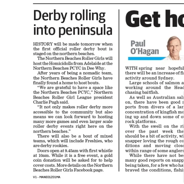 Manly Daily AUGUST 2018