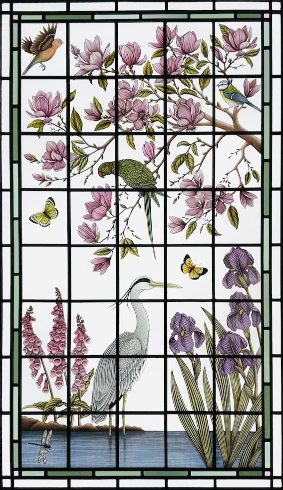 MAGNOLIA & HERON STAINED GLASS WINDOW @ FLORA JAMIESON LOW RES.jpg