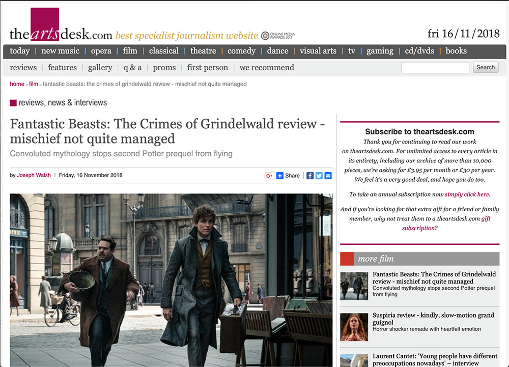 Fantastic Beasts: The Crimes of Grindelwald review - mischief not quite managed