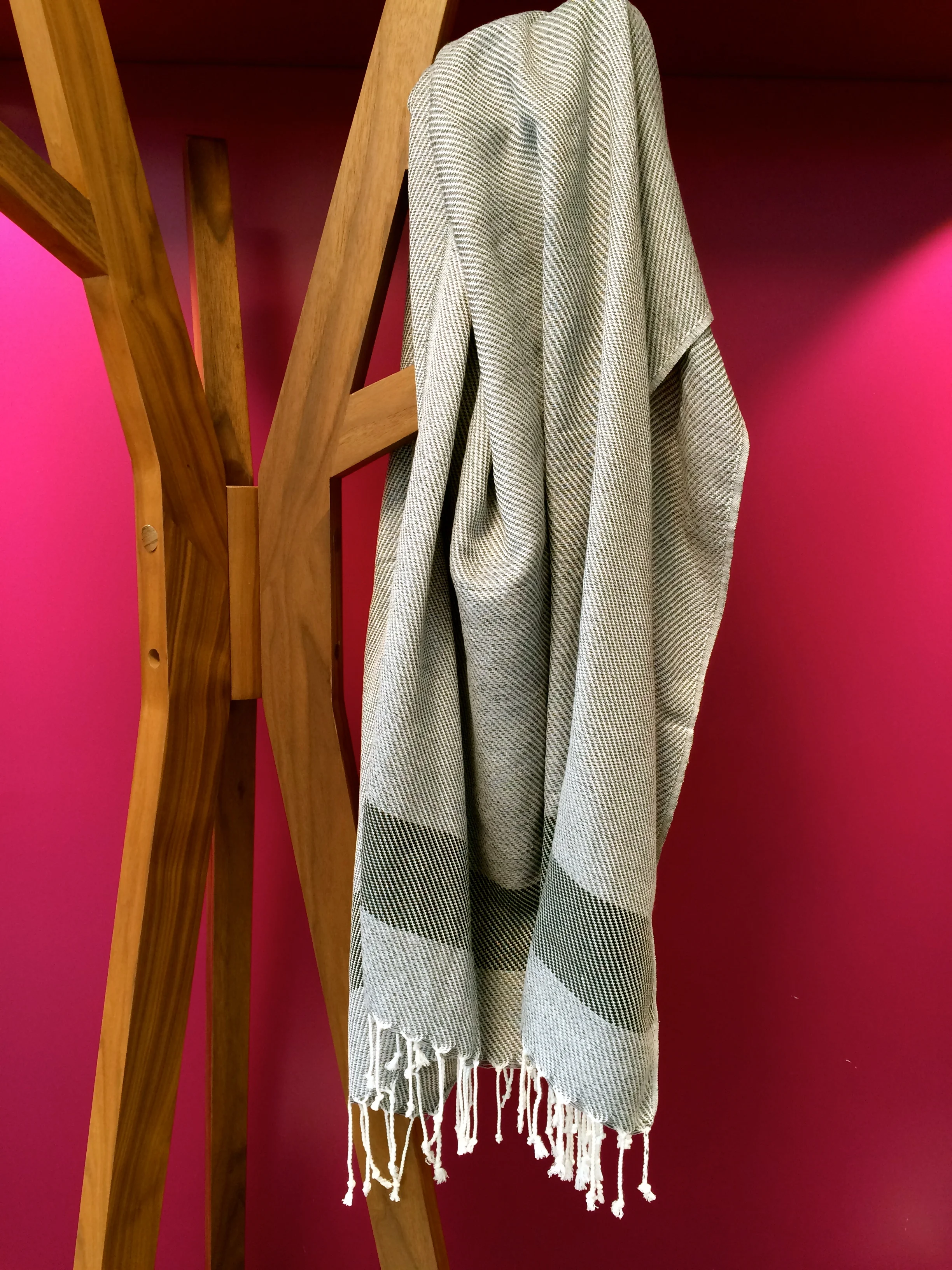 Kalkan Grey Luf Turkish towel pestemal hanger.jpg