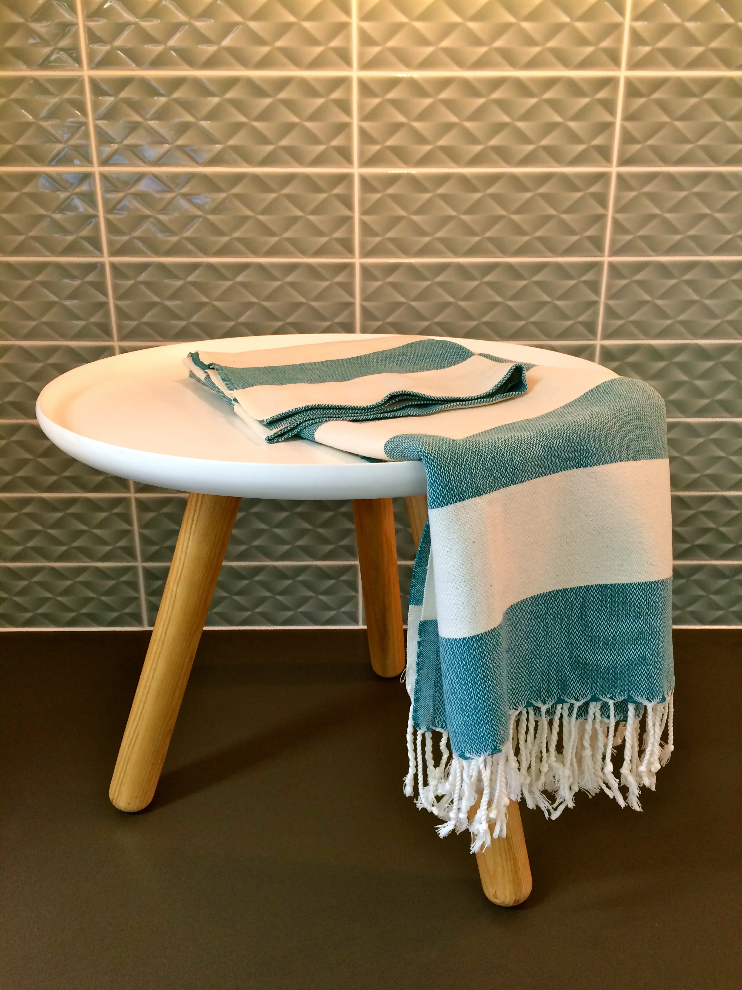 Datca Turquoise Luf Turkish towel pestemal table.jpg