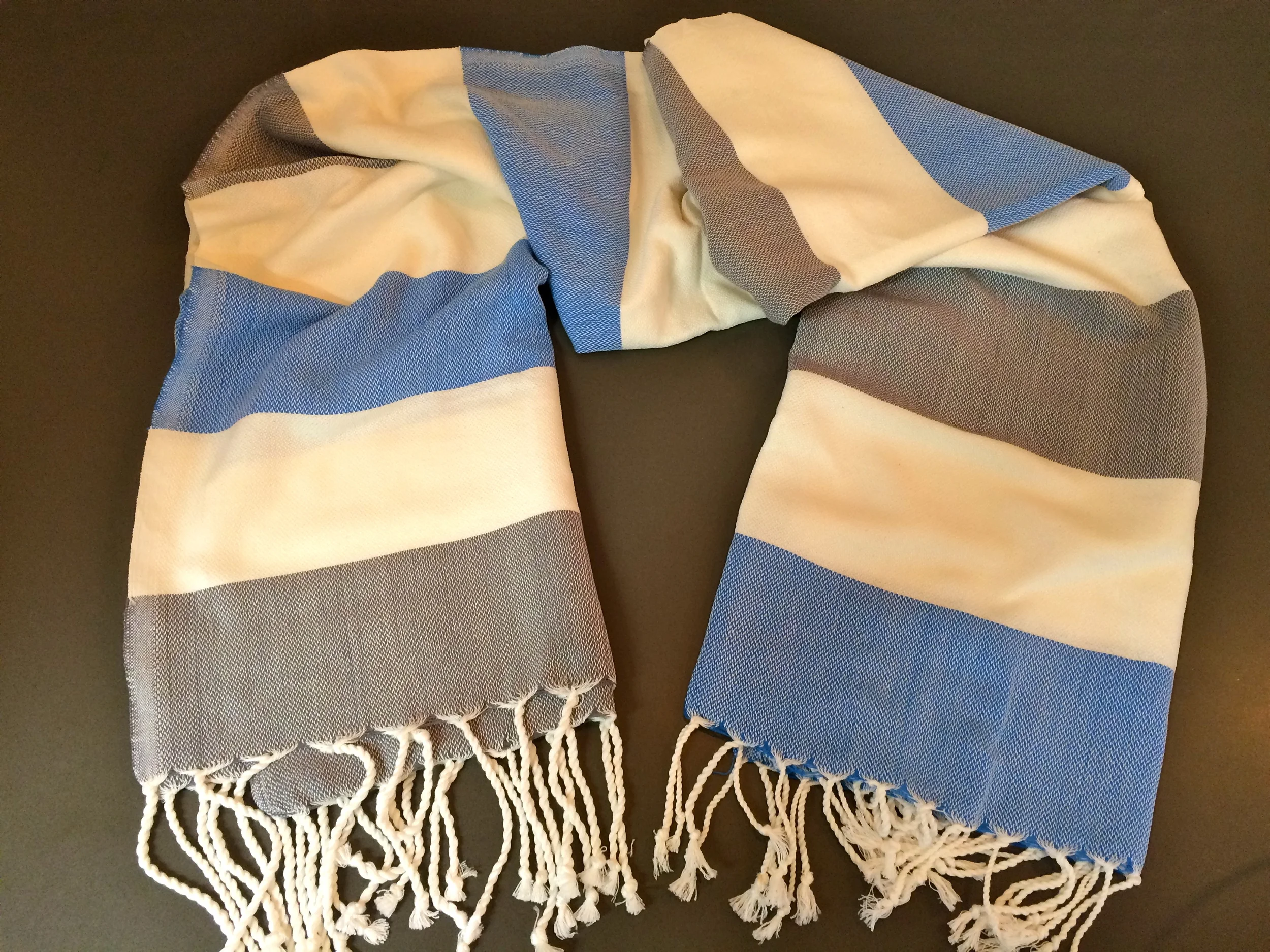 Bodrum Blue Grey Luf Turkish Towel Pestemal curve.jpg