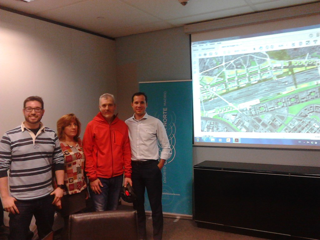 Reunión en las oficinas de Distrito Castellana Norte con @deteibols