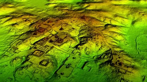 Tikal as seen with LiDAR