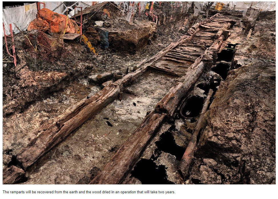 Quebec ramparts unearthed.jpg