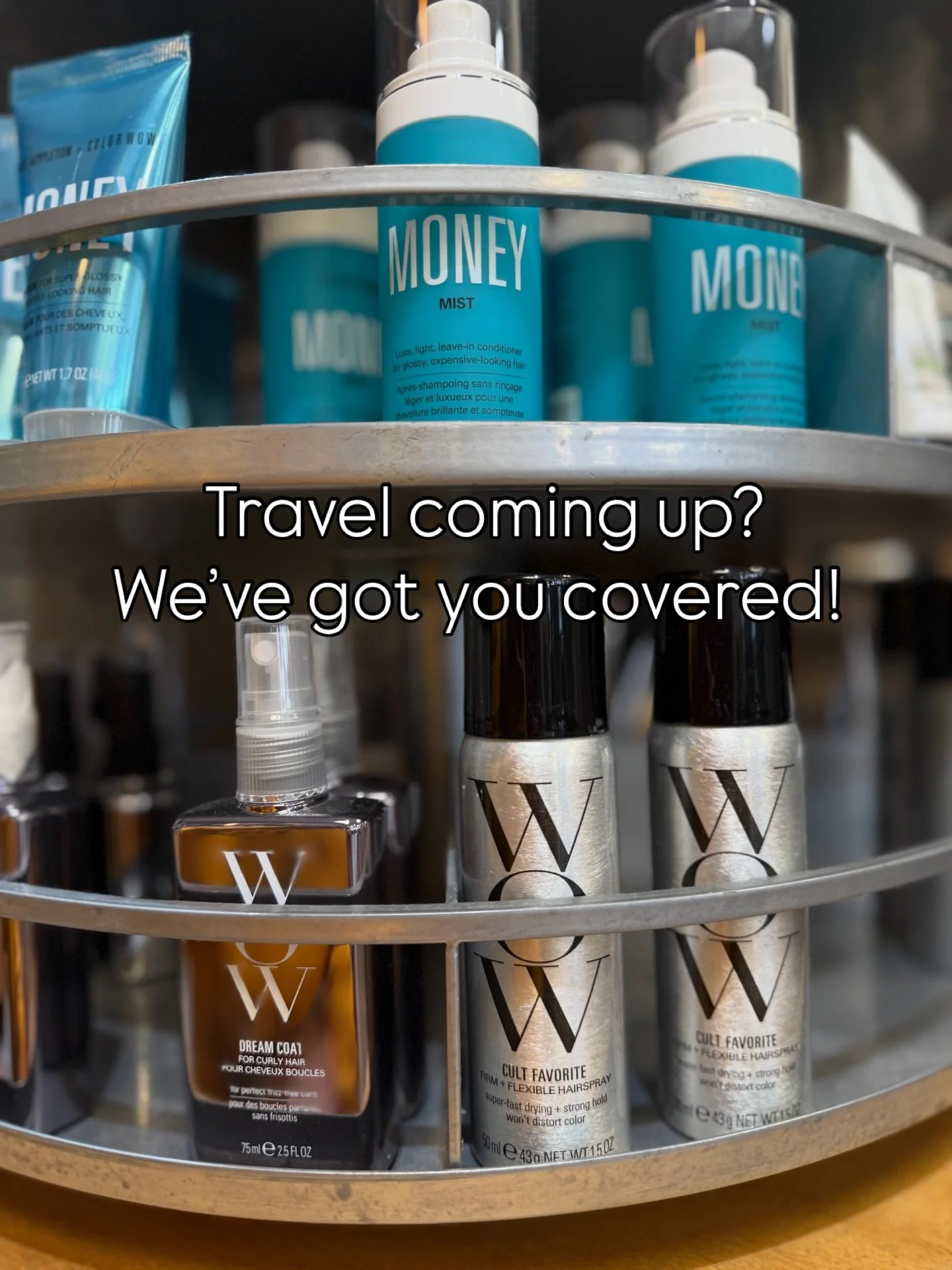 We have travel sizes available! Stock up on travel essentials today! ✈️