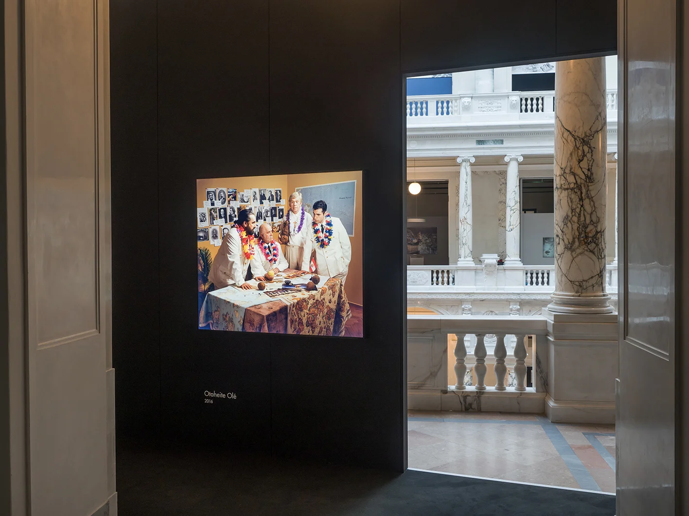 The mukul exhibition the master narrative in weltmuseum wien, 2017