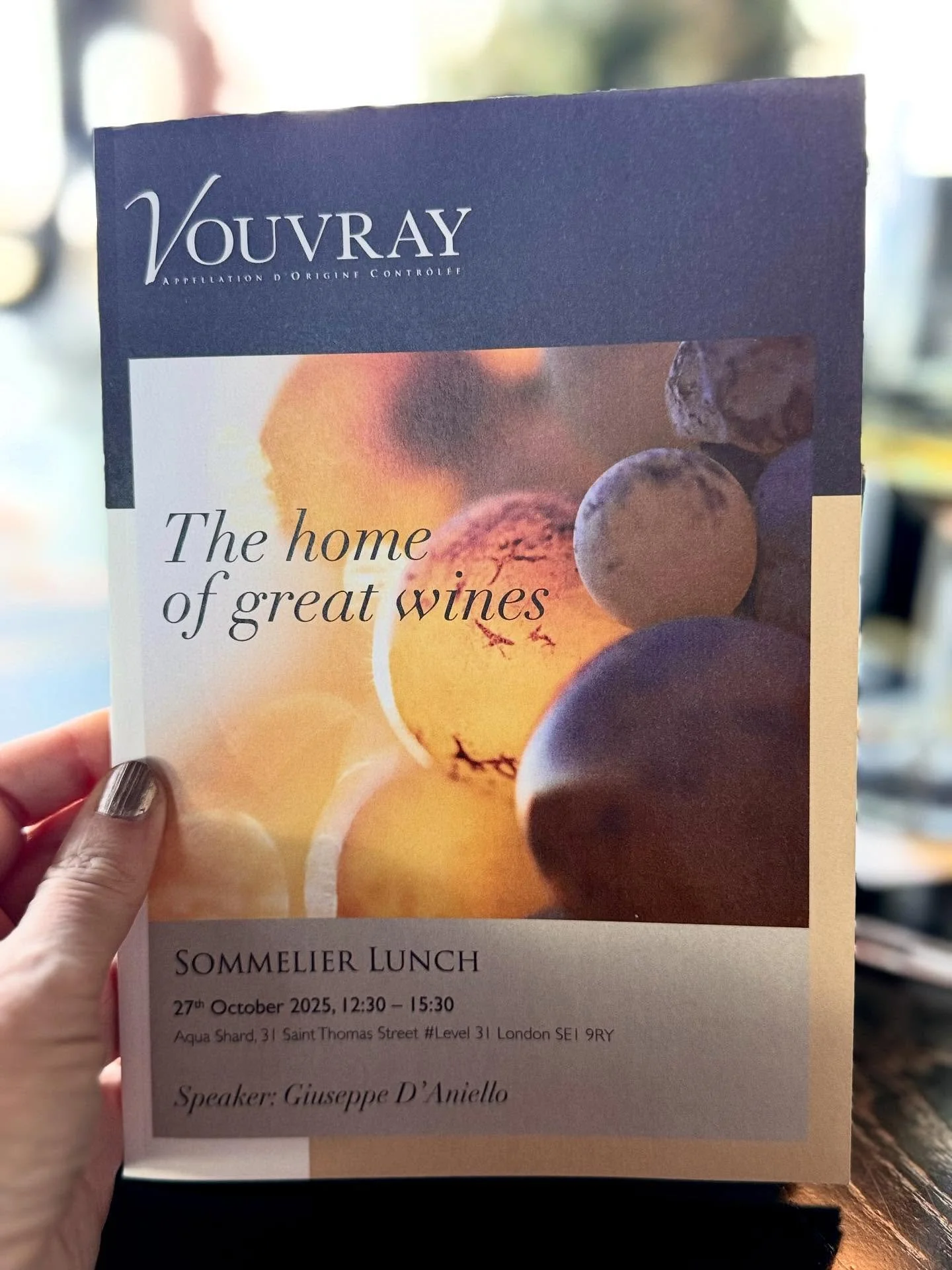 Another great Lunch with Sommeliers at Aqua Shard yesterday, tasting and pairing some superb wines from the Vouvray appellation. We had the pleasure of exploring all the styles of Chenin Blanc from sparkling to dry fresh and fruity to full-bodied, ag