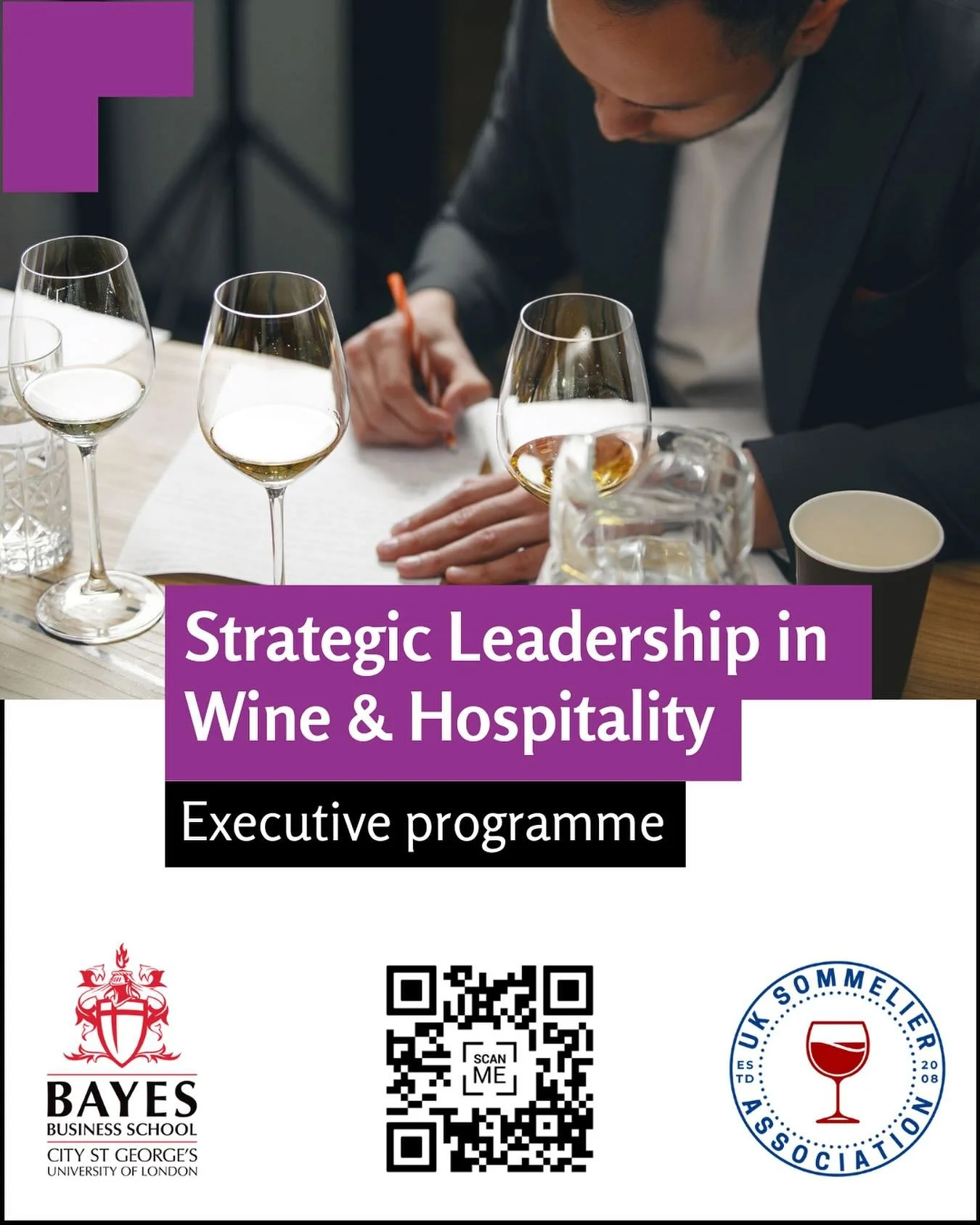 We are excited to announce that registration for the Strategic Leadership in Wine & Hospitality Executive Programme is officially open!
Created in partnership with the prestigious Bayes Business School, is the most innovative and advanced wine co