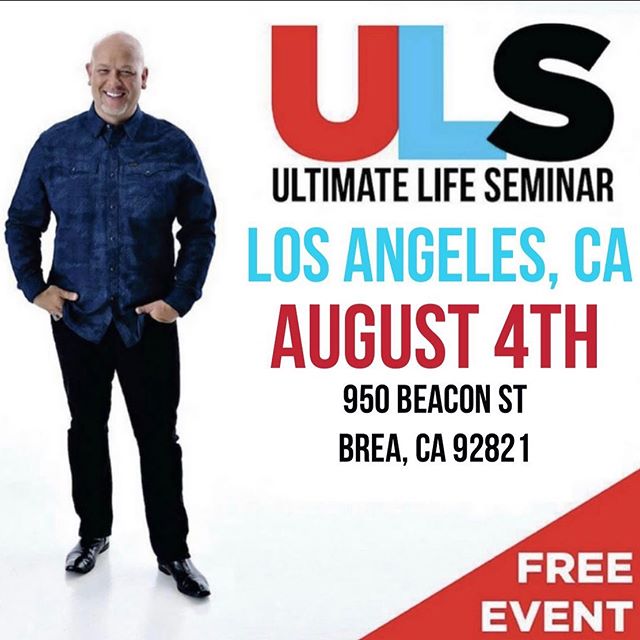 Looking forward to Sunday afternoon!  If you&rsquo;re near the LA area, I&rsquo;d love to see you! #ULS #UltimateLife #Leadership #GamePlan