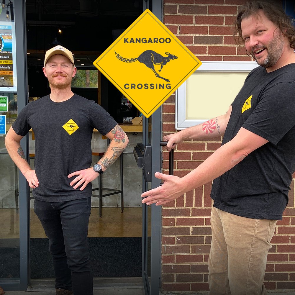 Combustion Brewery & Taproom — KANGAROO CROSSING T-SHIRT | Shirt-Sets