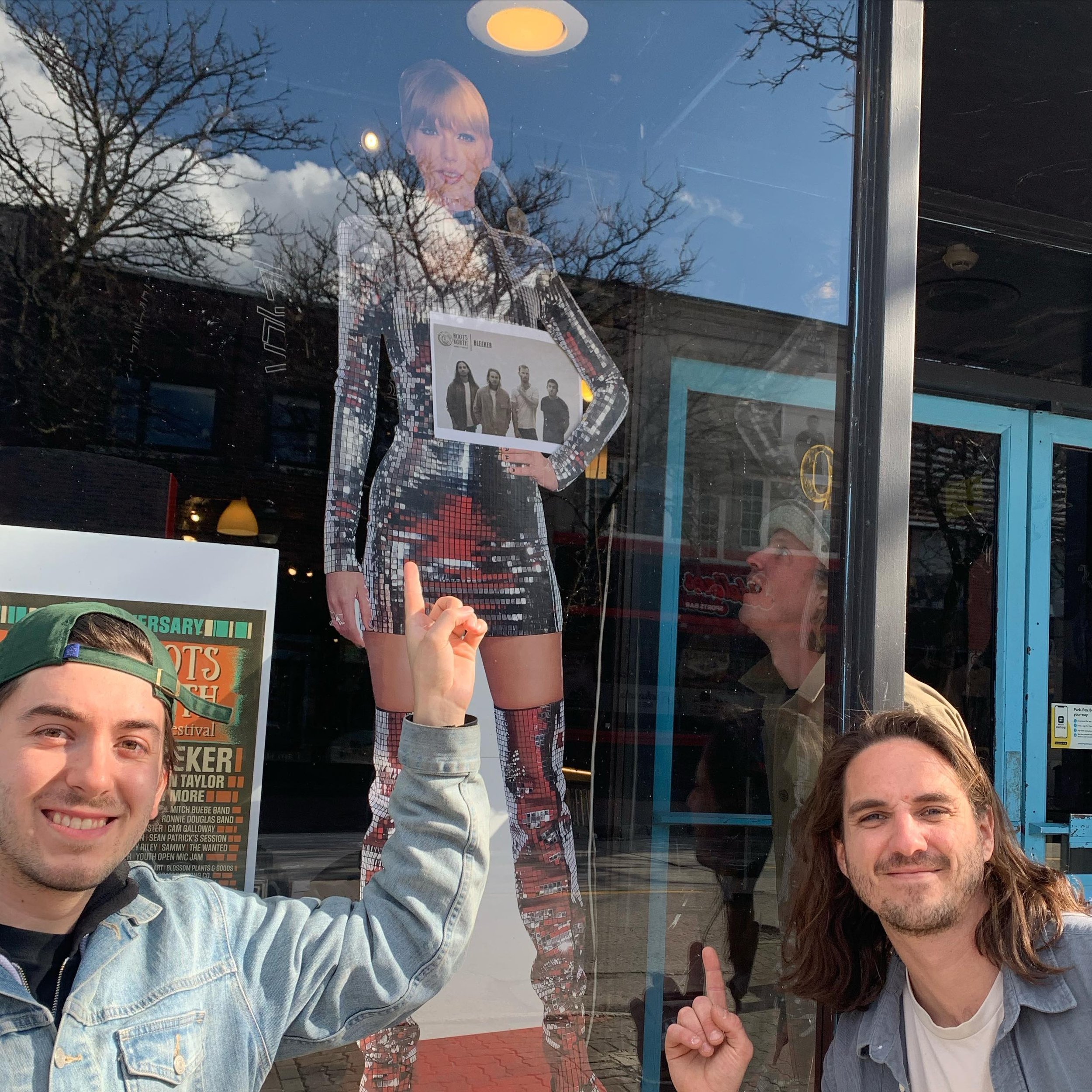 Taylor, Cole and Chris looking at Taylor holding Taylor, Cole and Chris&hellip;that&rsquo;s all. 
Let&rsquo;s Go out now. Messed Up available for pre-order. 
Rock and Roll!
Have a nice day. 
@alleycatsmusic