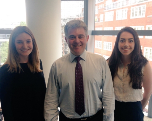  Brandon Lewis, with Georgina Naish and Megan Robinson