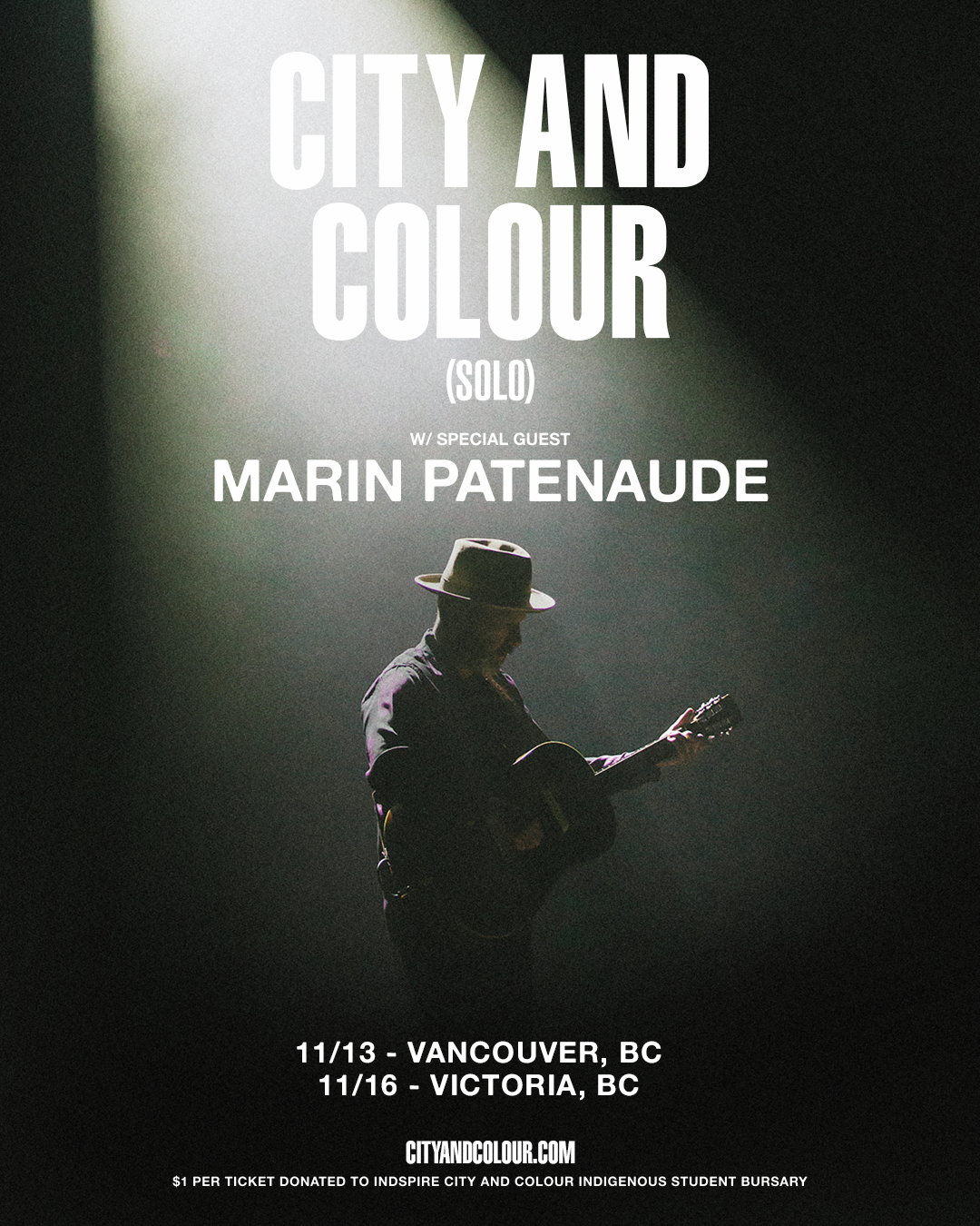 Royal Theatre, Victoria, BC w/ City and Colour