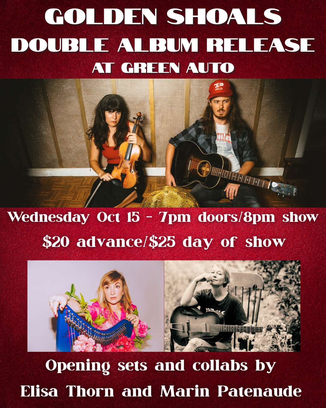 GOLDEN SHOALS double album release show