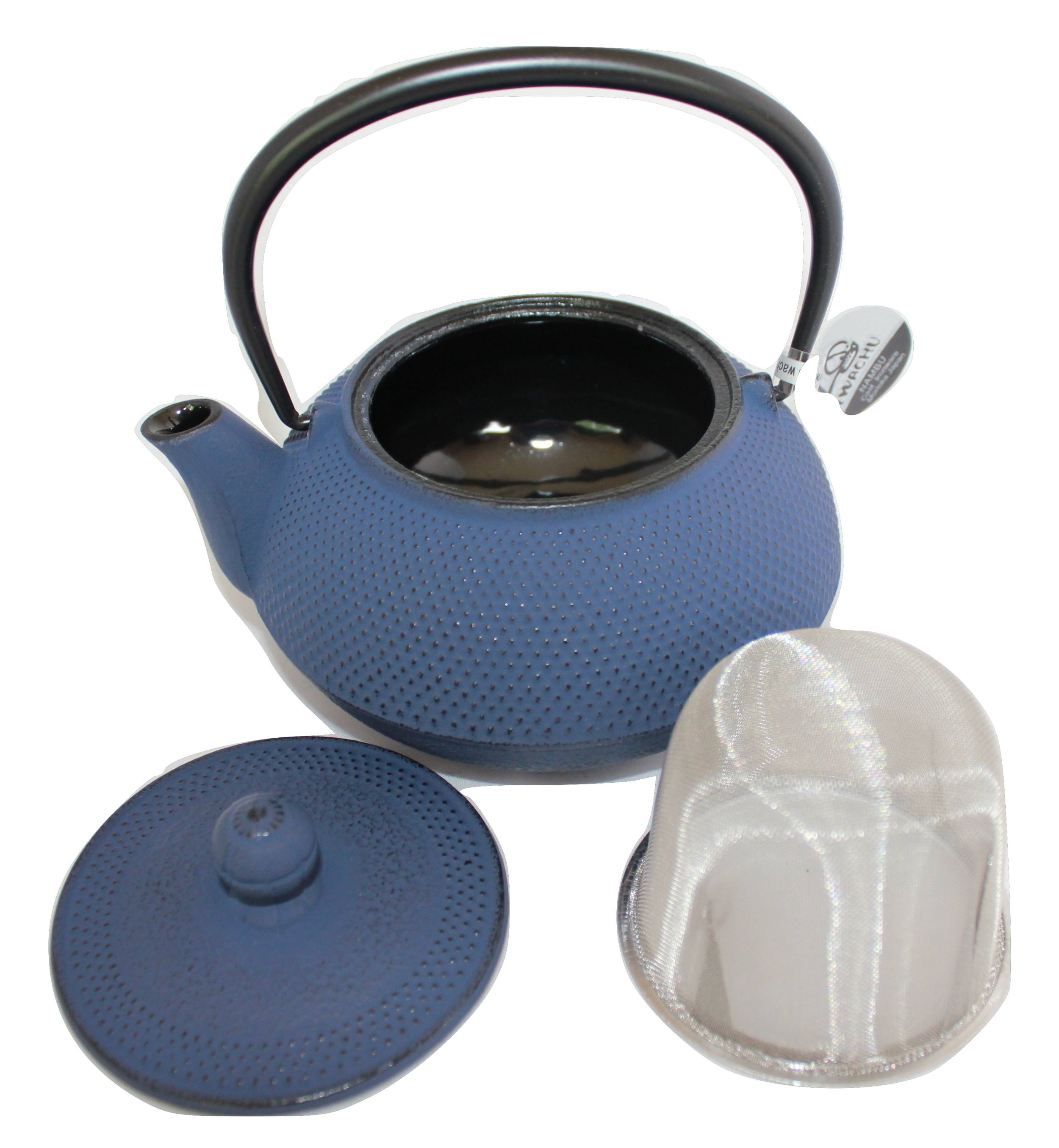 IWACHU Japanese Cast Iron Kettle/Teapot ARARE and Trivet Set 0.65L