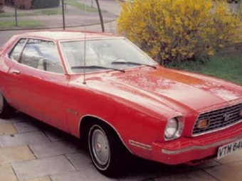     This red Ford Mustang could have been stolen up to 20 years ago